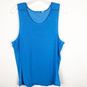 Lululemon Open Air Tank Heathered Ocean Hue Med